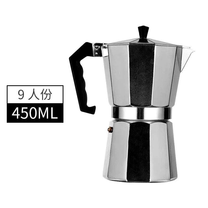 Mocha coffee makers, Italian aluminum octagonal coffee maker, coffee maker, teapot, coffee 