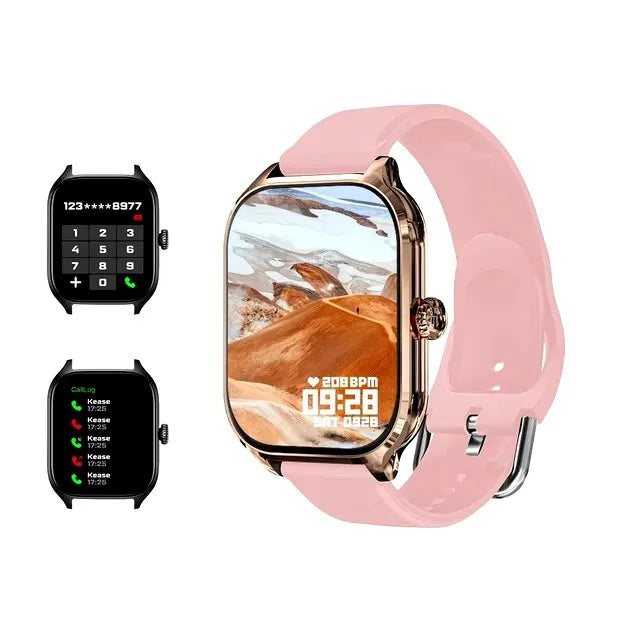 Smartwatch Dial to Answer Calls Calorie Tracking Heart Rate Blood Oxygen Monitoring Bluetooth Smart Watch