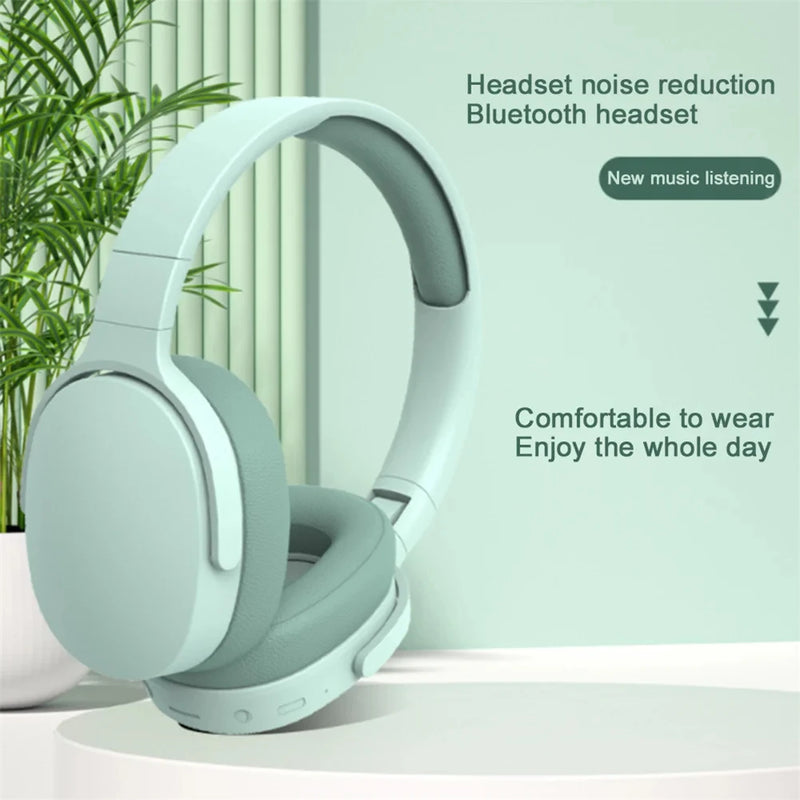 Headphones P2961 Bluetooth 5.3 Over-ear Earphone For Samsung iPhone Stereo Hifi Headset Game Earbuds With Mic