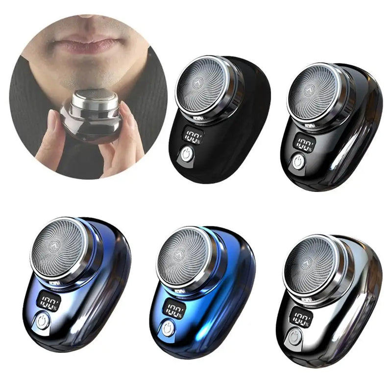 Mini electric groomer for men, wireless pocket groomer with 