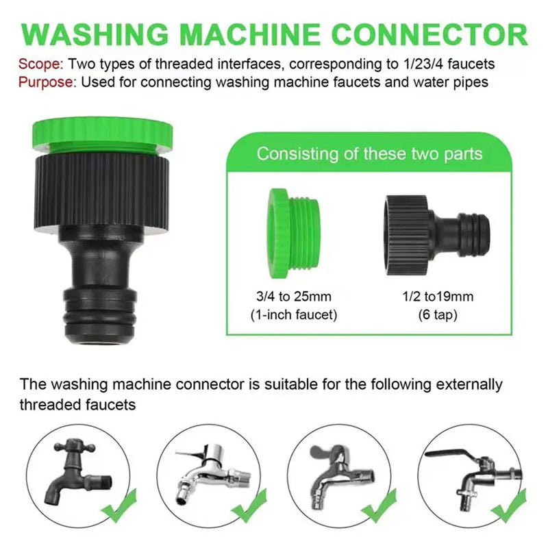 High pressure extensible magic hose for washing cars, 7 functions 