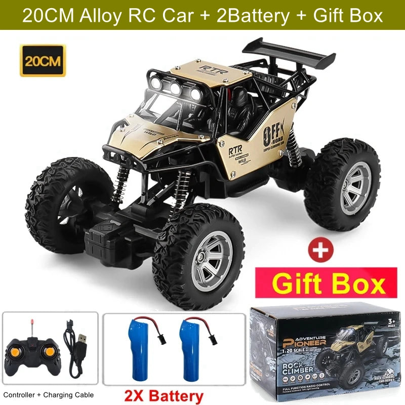 Coche todoterreno 4WD RC, coches de Control remoto 4x4, Radio, Buggy, camión de