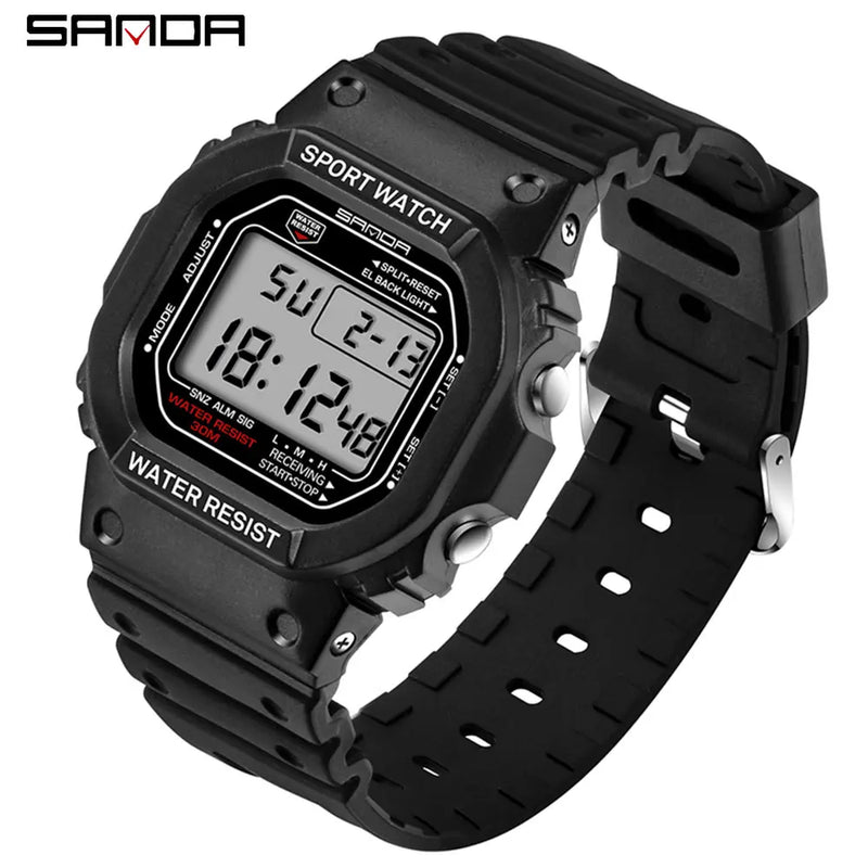 Fashino Sanda-Digital watch for men, resistant bracelet men's accessory 