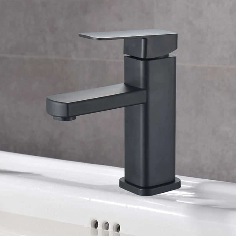 Black/Chrome Bathroom Faucets Hot and Cold Mixer Faucets Vanity Bathroom Kitchen Deck Mounted Bathroom Sink Faucets