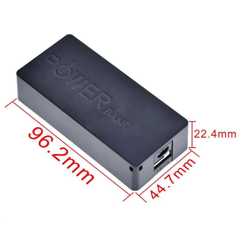 DIY Power Bank Box 5V 1A Portable 18650x2 USB Battery Charger Case Mini Kit Storage For Mobile Phone MP3 Electronic Charging