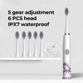 Children Electric Toothbrush Cartoon Kids With Replacement Head Ultrasonic  IPX7 Waterproof Rechargeable Sonic Toothbrush