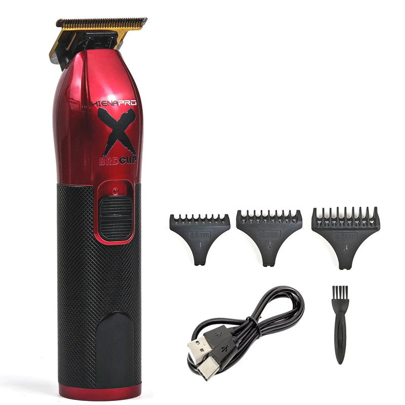 BRDCLIP S15 Professional 7000RPM 2 Gears Hair Trimmer Barber Carving Gradient 1200mAh Finish Machine Salon Electric Clipper