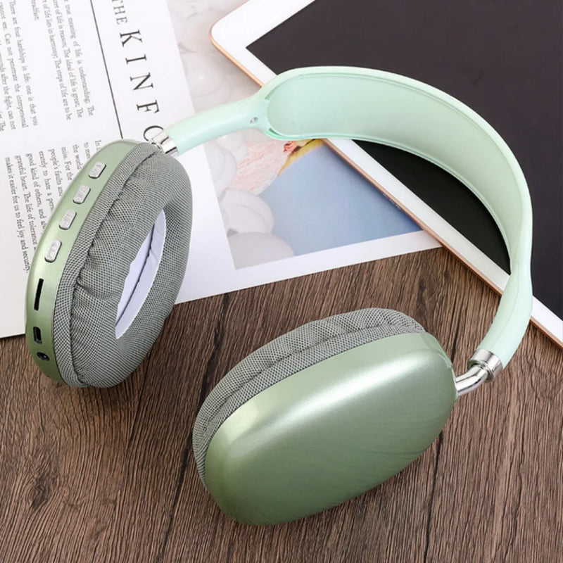 Wireless headphones with Bluetooth, smart headphones with noise reduction 