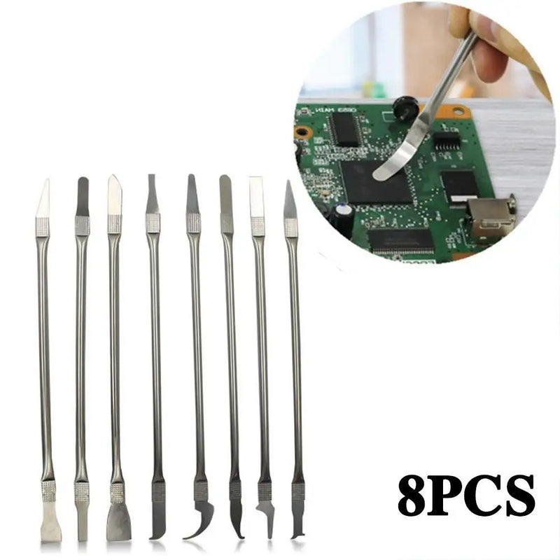 8pcs CPU IC Glue Remover Phone Repair Tool C Chip Repair Thin Blades Piratical Repair Hand Tool For Mobile Phone Computer