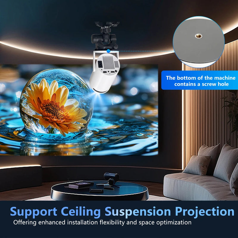 Magcubic Projector 4K Android 11 HY300 Pro Wifi6 260ANSI Allwinner H713 BT5.0 1080P 1280*720P Cinema Outdoor Portable Projectors