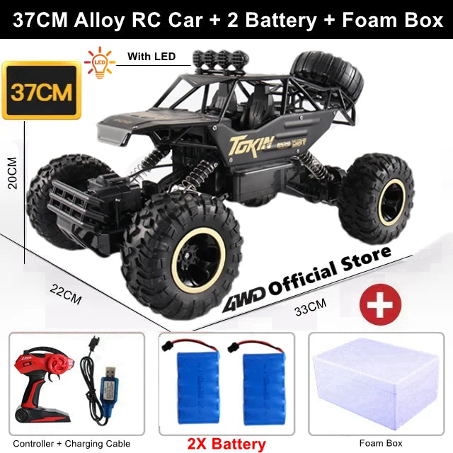 Coche todoterreno 4WD RC, coches de Control remoto 4x4, Radio, Buggy, camión de