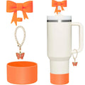 3 uds accesorios para taza Stanley 1 Uds. Tapa de cubierta de paja con lazo de 1