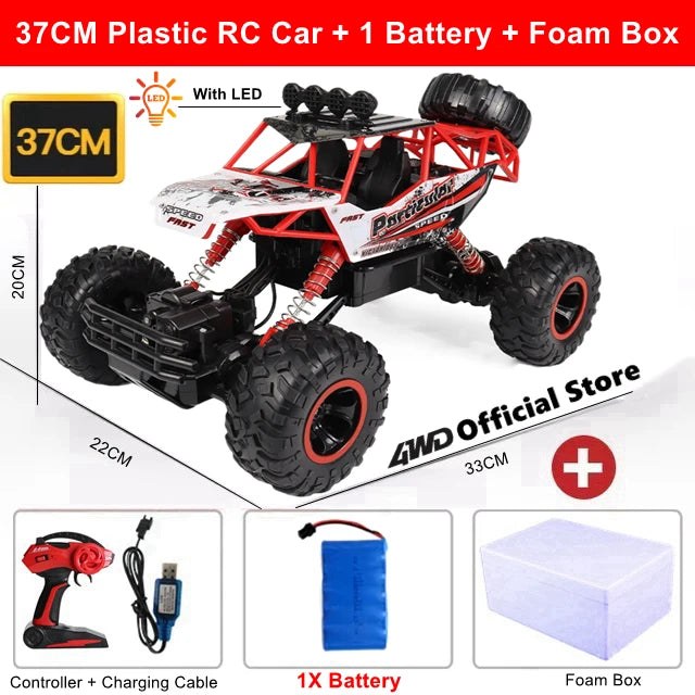 Coche todoterreno 4WD RC, coches de Control remoto 4x4, Radio, Buggy, camión de