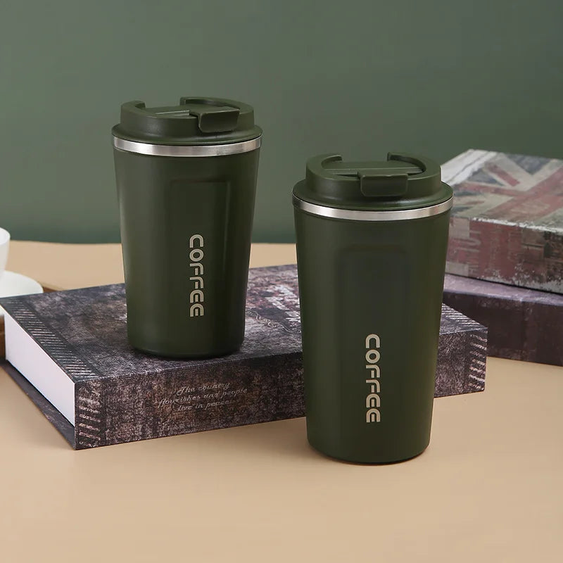 500ml stainless steel coffee cup, thermal thermos for traveling to the kitchen 