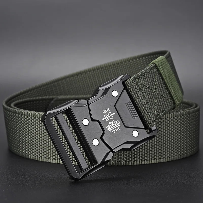 Tactical Waist Belt - Durable Automatic Buckle, Perfect for Outdoor Adventures, Unisex Accessories for Men and Women