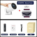 New HY300 Pro plus Projector 4k Android 1280*720P Dual Wifi  Video  Portable Outdoor home hd led proyector cine en casa pro