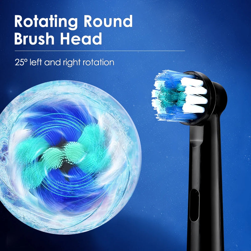 Electric Toothbrush Adult Rotation Clean Teeth Charging Soft Hair Tooth Brush 3D Whiten Teeth Oral Care Brush With 4 Brush Heads