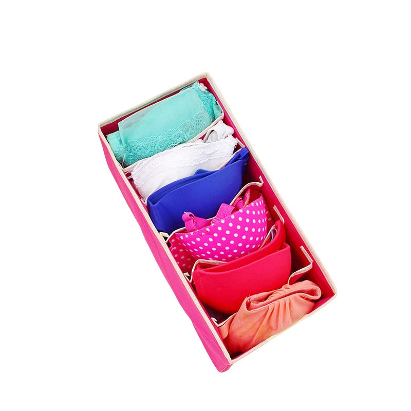 Organizer For Underwear Socks Bra Pants Scarf Tie Storage Box Wardrobe Drawer Organizers Foldable Case For Underwear Organizer