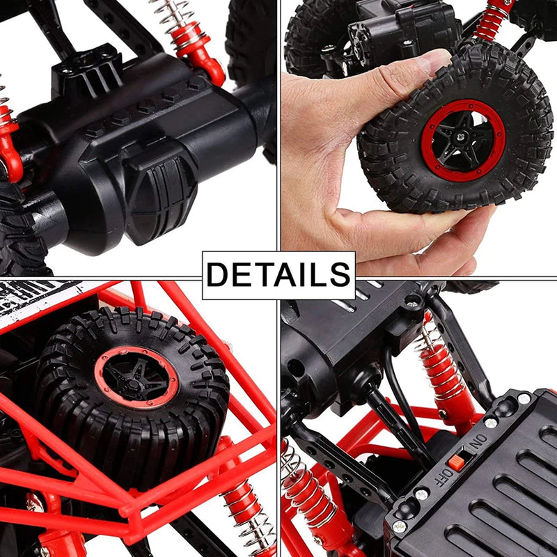 Coche todoterreno 4WD RC, coches de Control remoto 4x4, Radio, Buggy, camión de