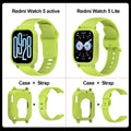 2pcs/set Stylish Band+Case For Redmi watch 5 Active Sport SmartWatch WristBand For Redmi watch 5 Lite Bracelet Band