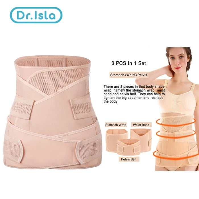 3in1 Corset Postpartum Belly Band Pregnant Women Tummy Belly Pelvis Belt Wrap Waist Trainer Recovery Bandage Strap Body Shaper