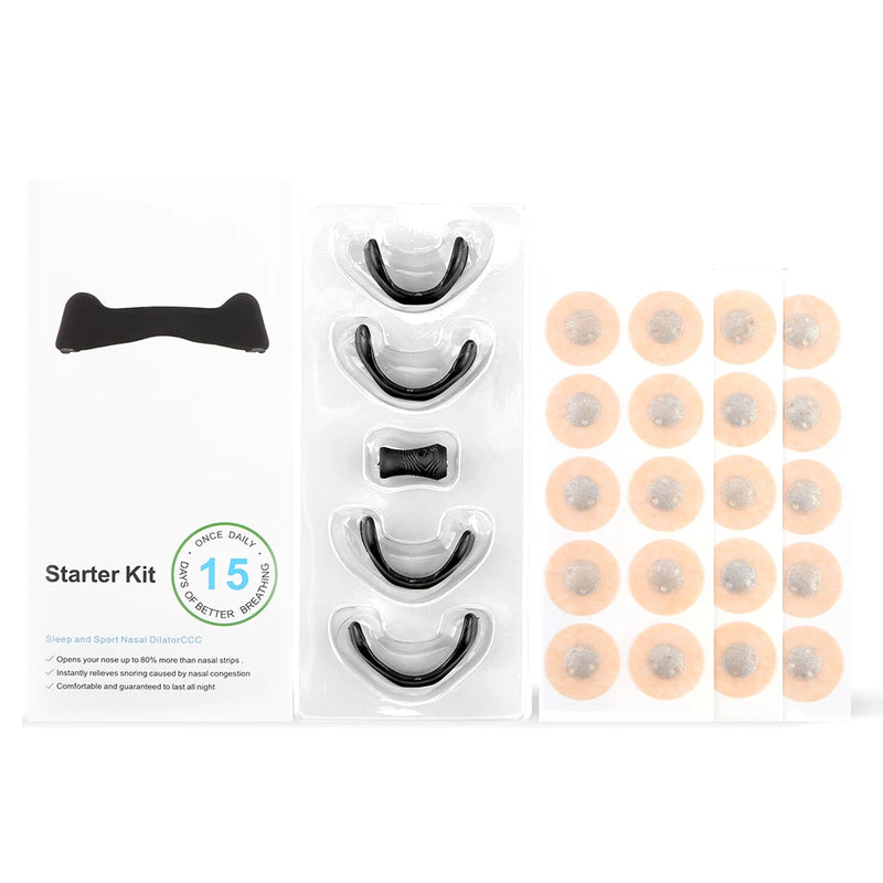 1/2/3Kits Magnetic Nasal Strips&Clips Nasal Breathing Dilators Air Intake Improve Sleeping Reduce Snoring Nasal For Nighttime ﻿