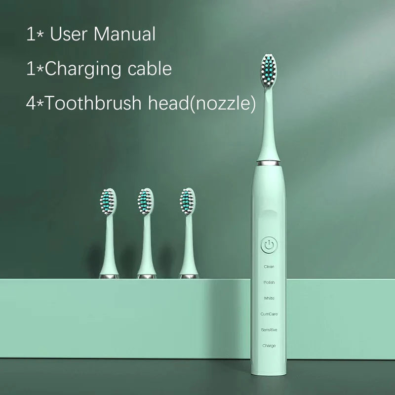 Ilike Sonic Electric Toothbrush for Men and Women Adult Household Non Rechargeable Soft Hair IPX7 Waterproof