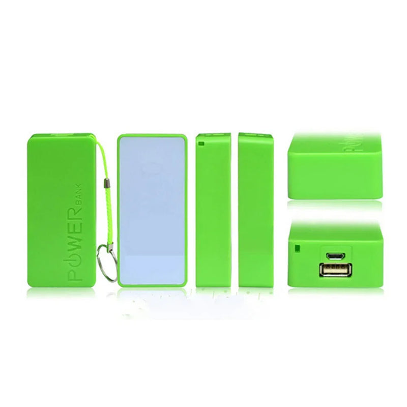 DIY Power Bank Box 5V 1A Portable 18650x2 USB Battery Charger Case Mini Kit Storage For Mobile Phone MP3 Electronic Charging