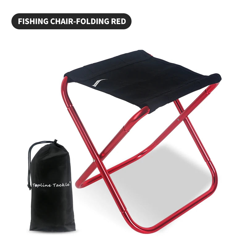 Portable Multifunctional Outdoor Picnic Camping Folding Chair Ultra Light Fishing Stool Travel Stool Fishing Accessories