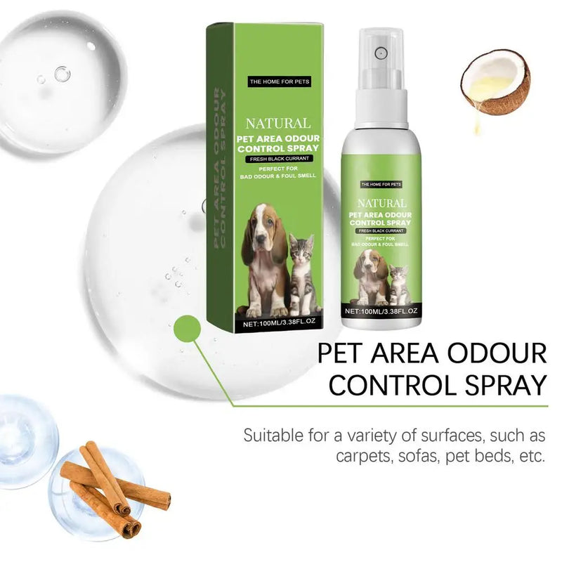 Cats And Dogs Deodorizing Spray 100ml Urine Odor Removal Air Freshening Spray Strong Odor Neutralizer Dog Spray For Nest Carpet