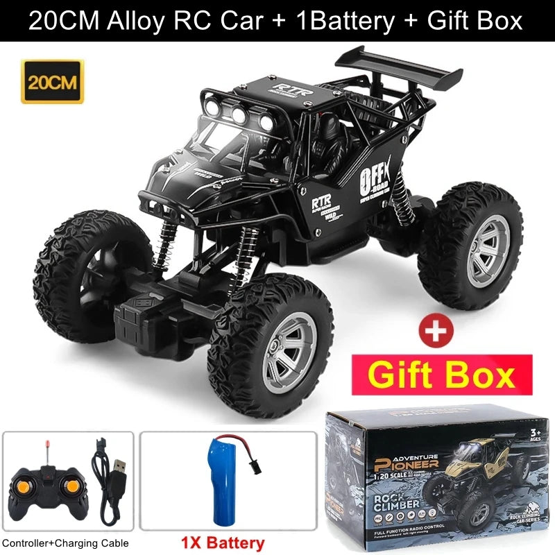 Coche todoterreno 4WD RC, coches de Control remoto 4x4, Radio, Buggy, camión de