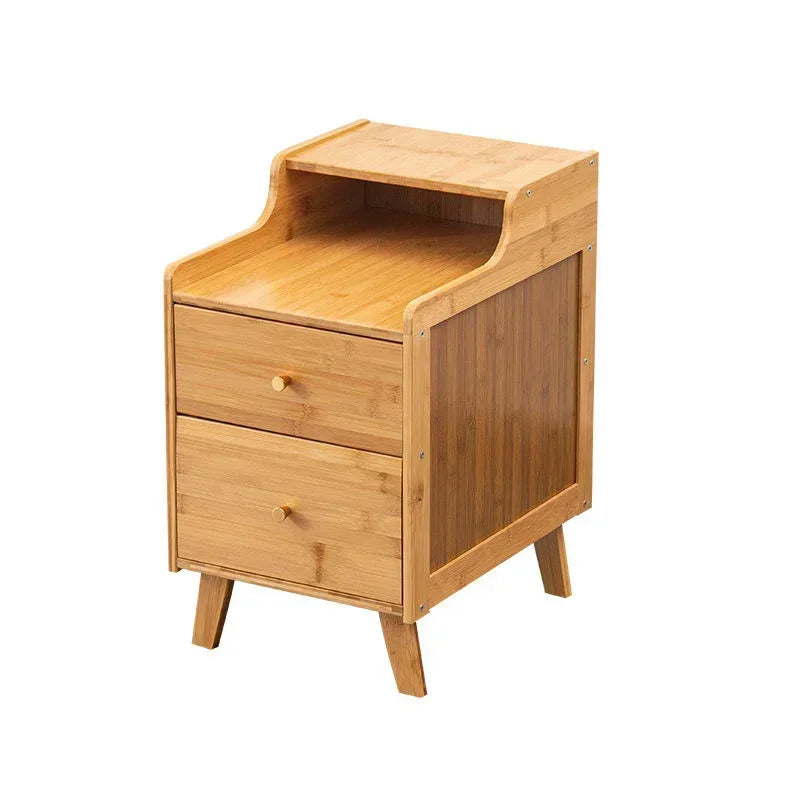 Bamboo night table, tea table, creat side storage cabinet 