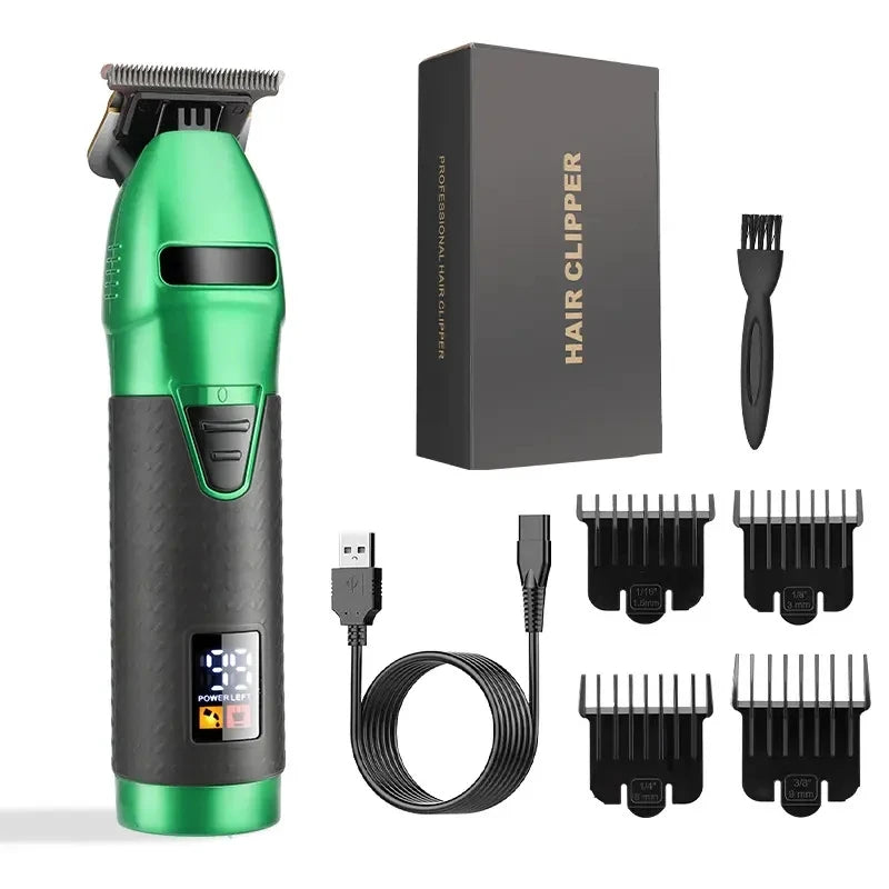 Zero Professional Hair Trimmer For Men Beard & Hair Clipper Electric Pro Barber Cordless HairCut Machine Rechargeable