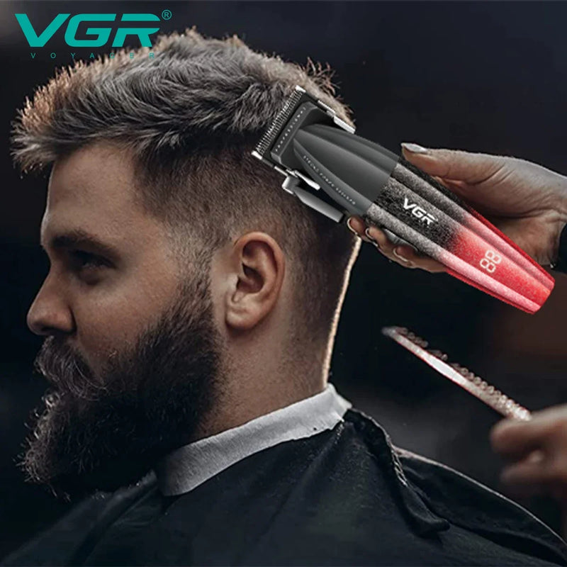 VGR Hair Trimmers Professional Clippers 9000 RPM Hair Clipper Electric Haircut Machine Rechargeable Hair Trimmer for Men V-640