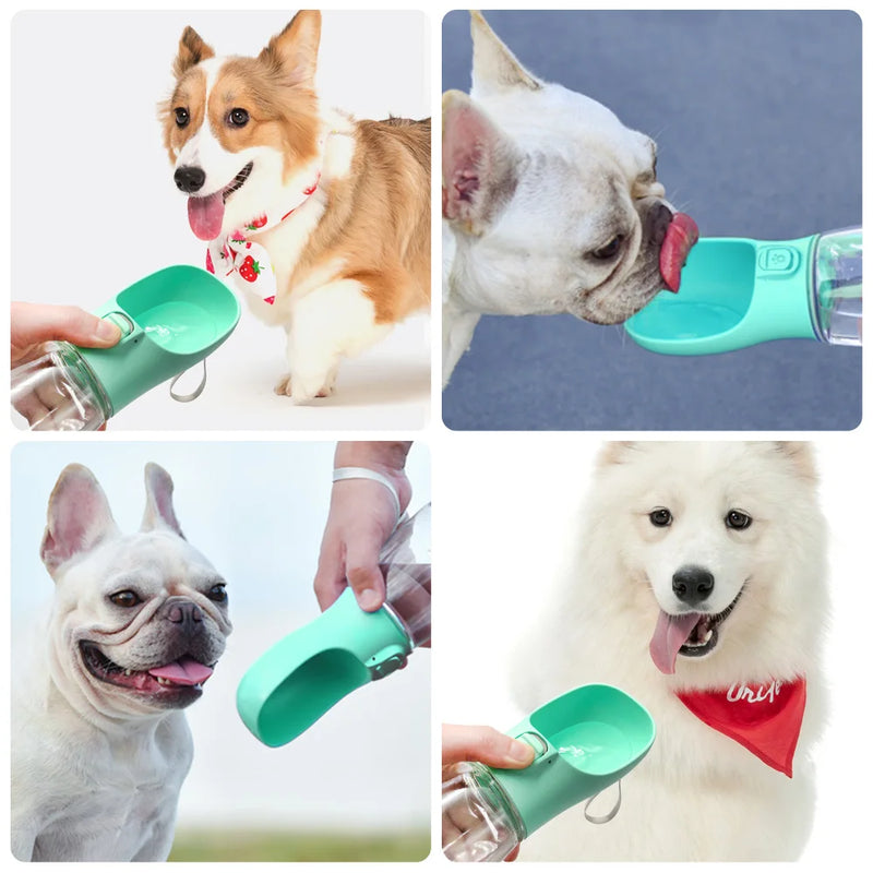 Dog Water Bottle For Pet Dogs Cats Water Feeder Bowls Outdoor Travel Leakproof Puppy Drinking Container Pug Chihuahua Labrador