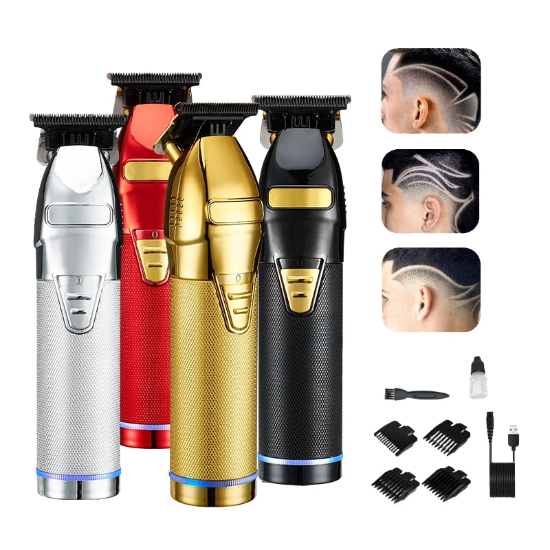 Professional Electric Pro Hair Trimmer Barber Shaver Trimmer Beard 0mm Men Hair Cutting Machine for Men