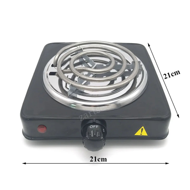 Electric Furnace Household Mini Single Disc Burner Portable Hot Plate Mosquito Incense Furnace 500W2000W 200-1000℃ Kitchen Stove