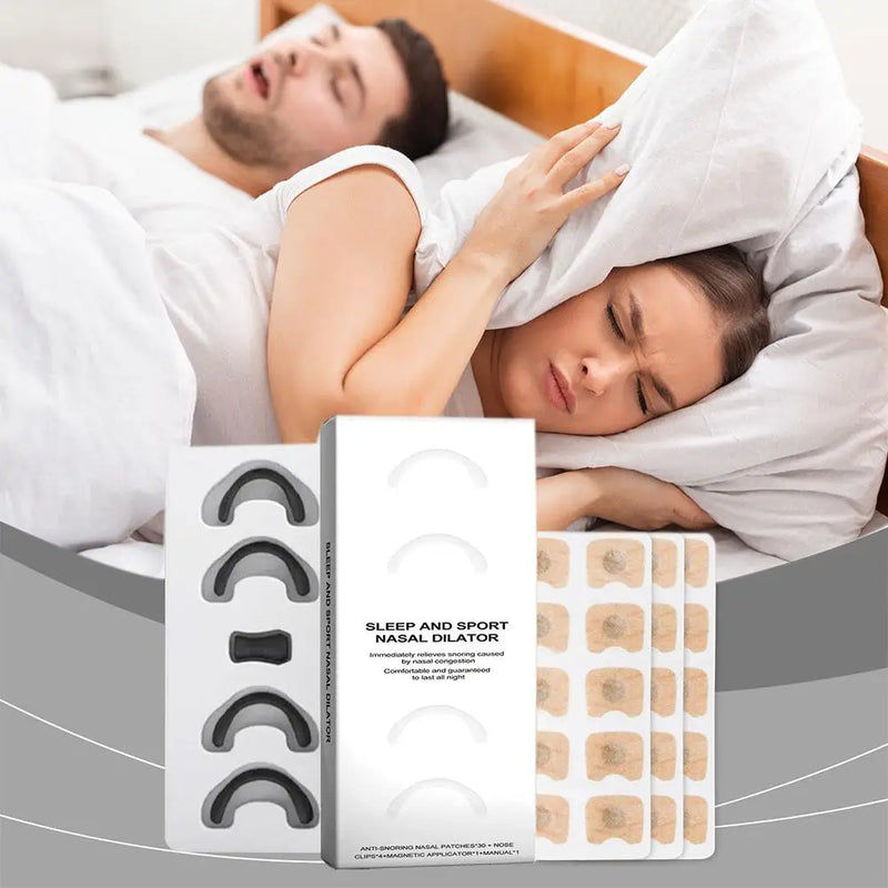 Nasal Breathing Dilators Improve Sleeping Respiratory Reduce Snoring Starter Kits Magnetic Nose Strips Increase Sport Air