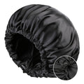 Women's Fashion Bonnet Soft Silk Smooth Double Layered Button Adjustable Hair Hat for Daily Home Comfortable Sleep Hat