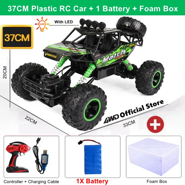 Coche todoterreno 4WD RC, coches de Control remoto 4x4, Radio, Buggy, camión de