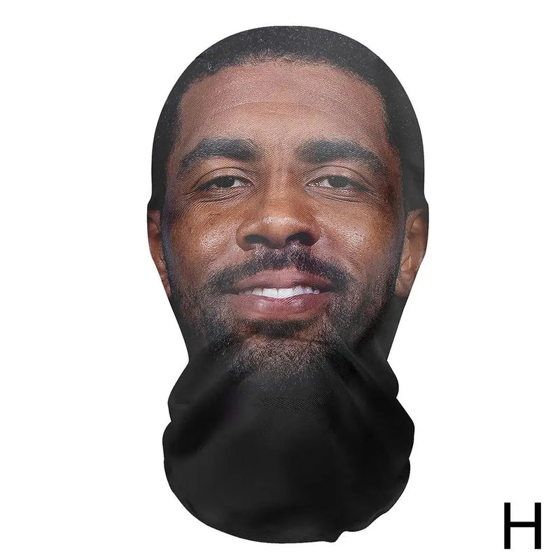 Creative 3D Printed Kanye Mask Elastic Mesh Full Face Mask Cosplay Headwear Novelty Supplies Party Cosplay Props For Men Women