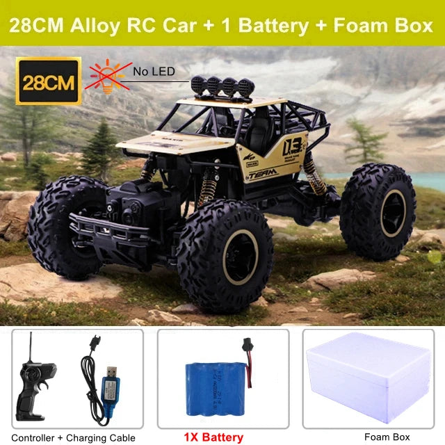 Coche todoterreno 4WD RC, coches de Control remoto 4x4, Radio, Buggy, camión de