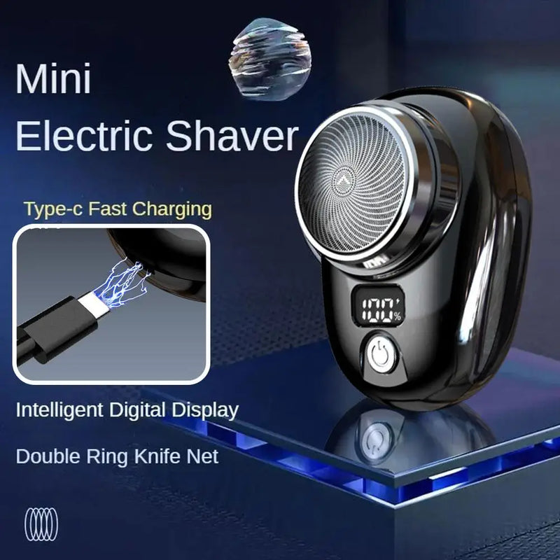 Mini electric groomer for men, wireless pocket groomer with 