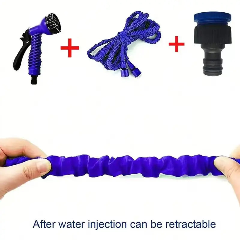 High pressure extensible magic hose for washing cars, 7 functions 