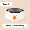 110V Electric Mini Coffee Heater Milk Tea Mocha Heating Stove Hot Plate Multifunctional Cooking Pot Oven Small Furnace Cooker