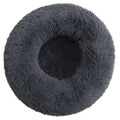 Super soft round bed for pets, wide plush house for medium dogs, 