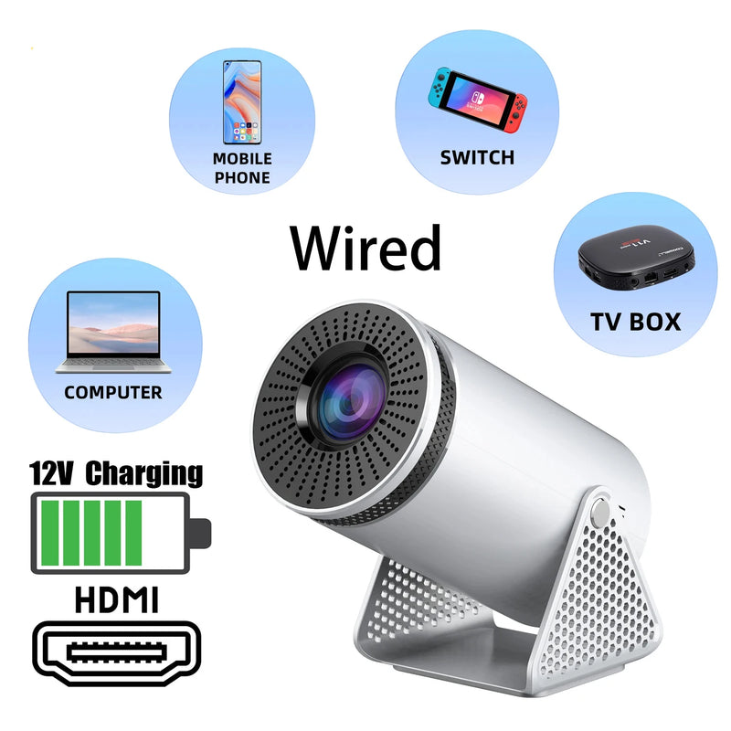 Projector Polaring P30mini without Android Proyector 100Ansi Cine Home Keystone Pr 