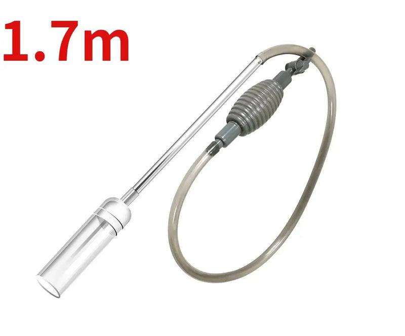 1.5m Aquarium Manual Water Changer  Fish Tank Air Pump Cleaning Tools Handheld Aquarium Cleaner Vacuum Siphon Pump