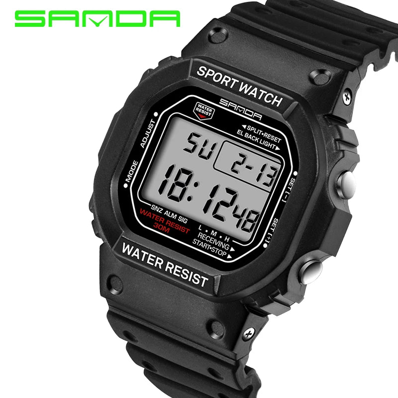 Fashino Sanda-Digital watch for men, resistant bracelet men's accessory 