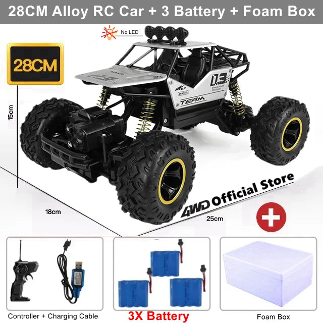 Coche todoterreno 4WD RC, coches de Control remoto 4x4, Radio, Buggy, camión de